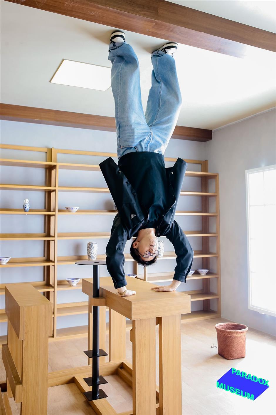 shanghai's newest museum turns the world upside down