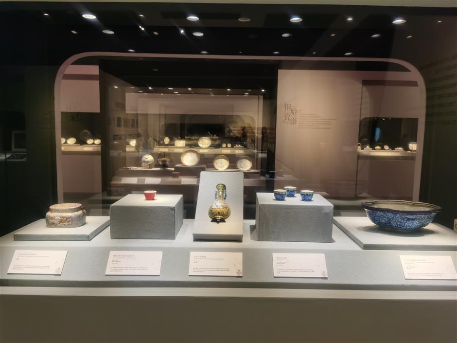 enamel exhibition opens at shanghai world expo museum