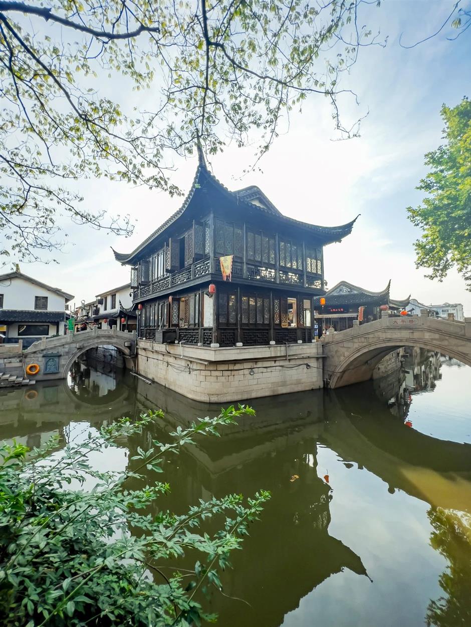 exploring shanghai's ancient towns and streets