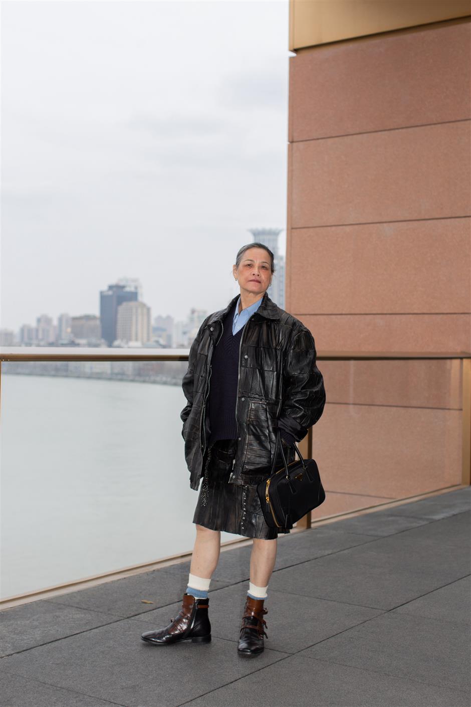 no age limit: 'cool auntie' struts her stuff on the haute couture catwalk