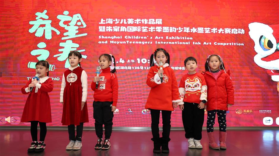 young artists help celebrate lunar new year