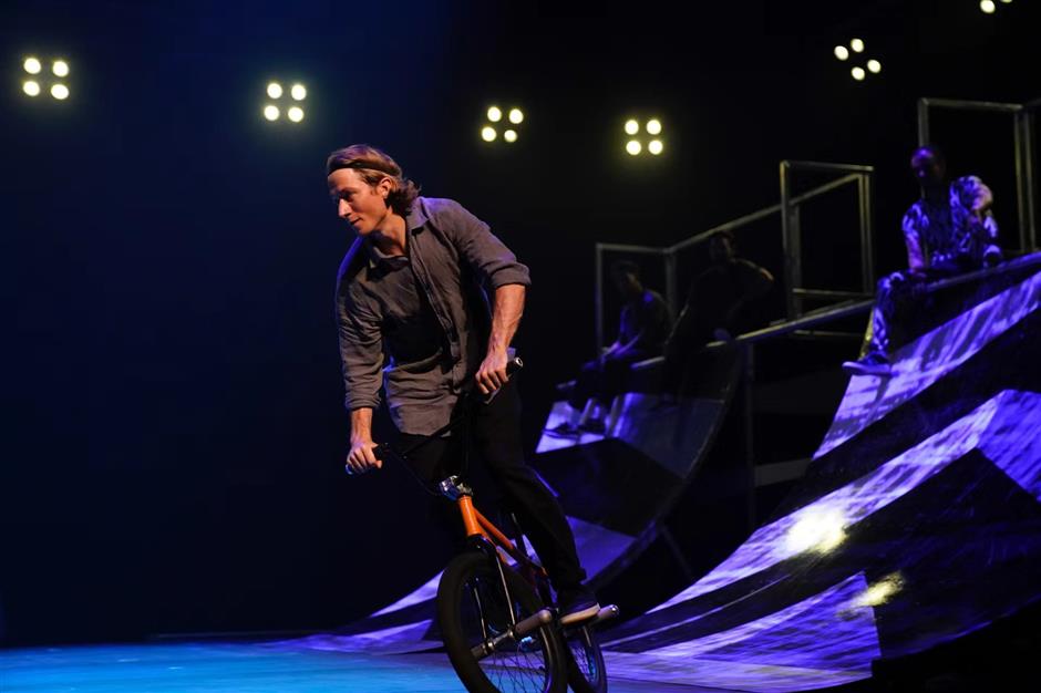 when urban extreme sport meets hip-hop in the theater