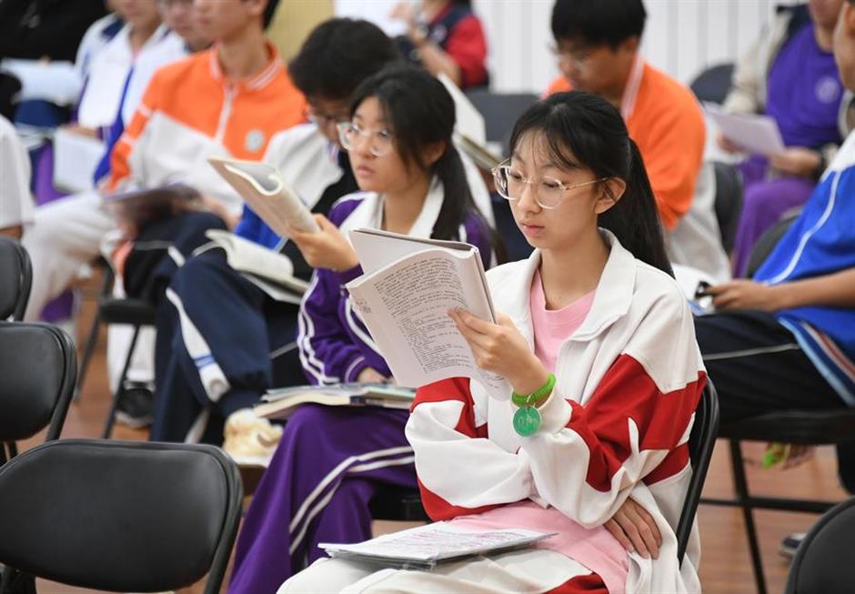 record 13.42m chinese students take fiercely competitive college exam