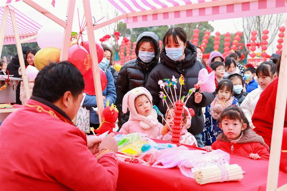 qingpu welcomes chinese new year with gala activities