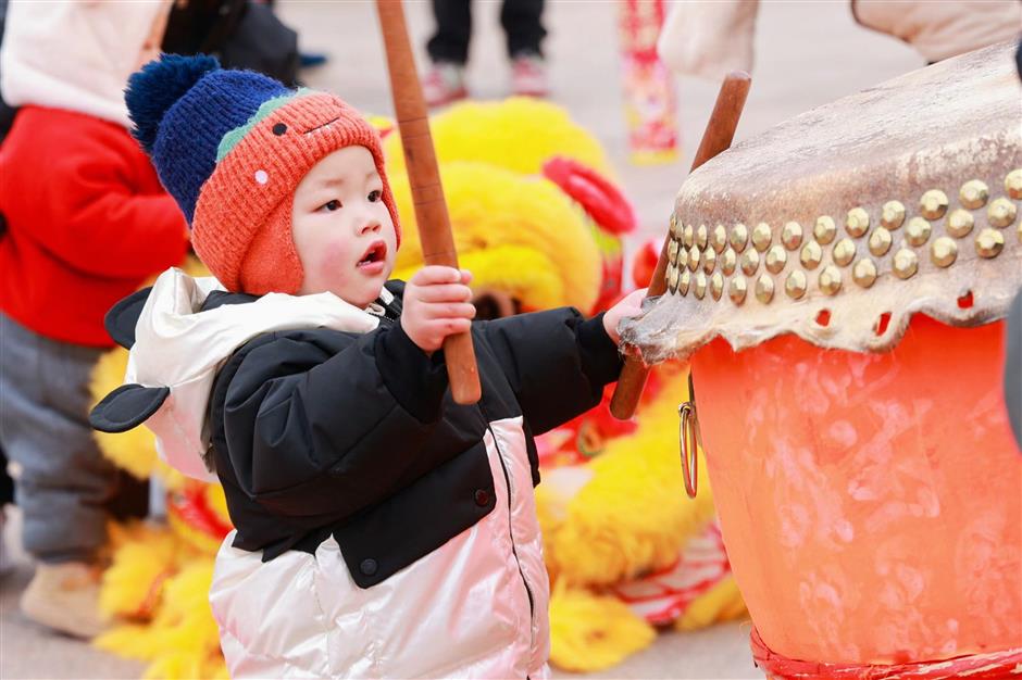 qingpu welcomes chinese new year with gala activities