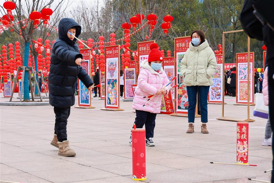 qingpu welcomes chinese new year with gala activities