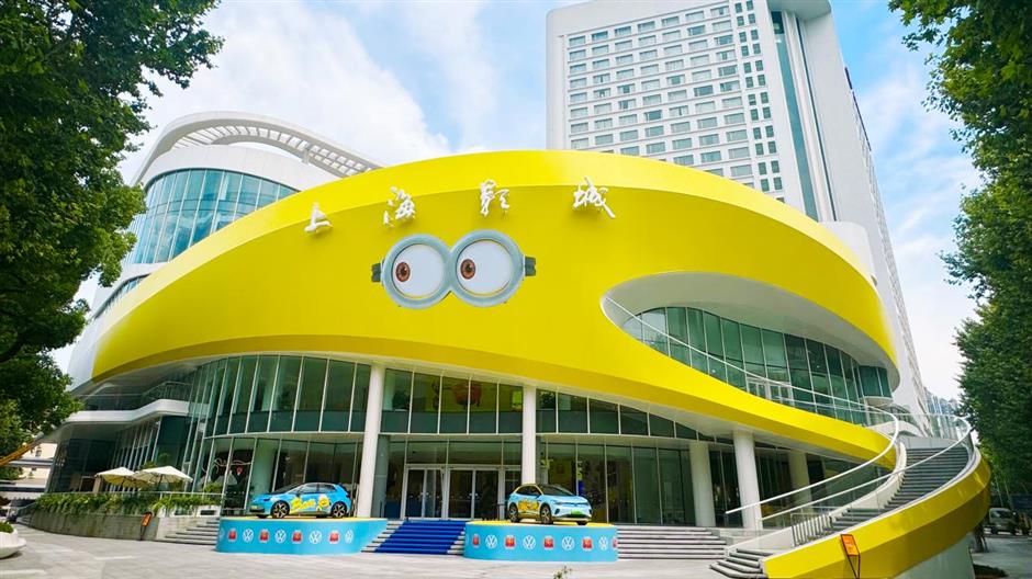 newest chapter of minion franchise debuts in shanghai