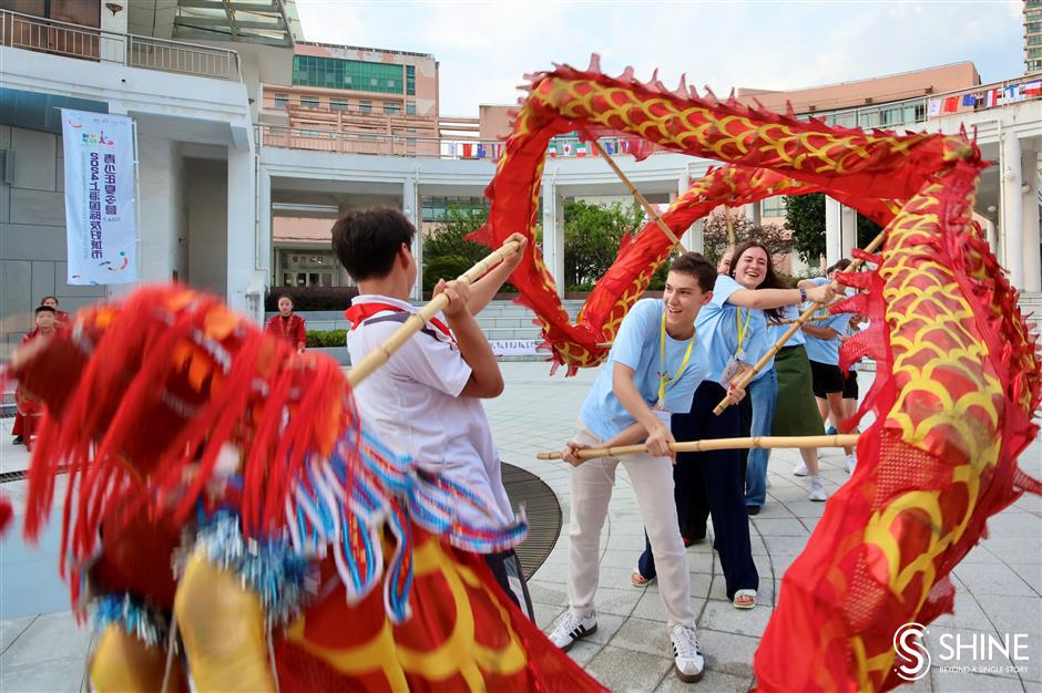 students from 16 countries discover china in 2-week summer program