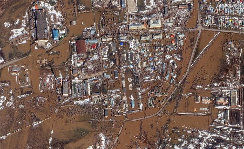 over 13,000 houses flooded in parts of russia