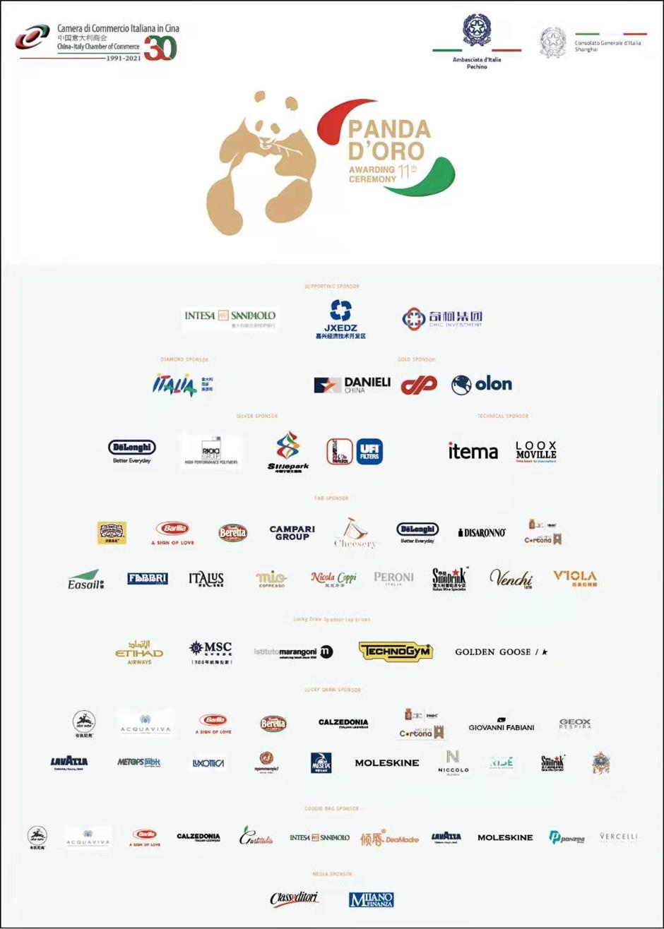 panda awards | awarded the most deserving italian and chinese companies