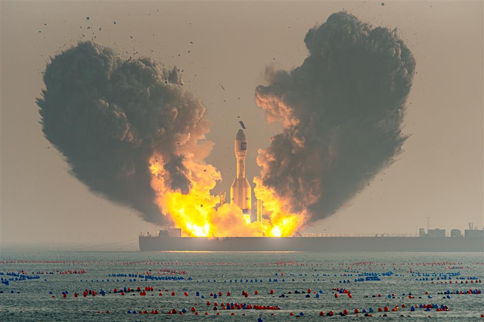 chinese commercial gravity-1 rocket makes maiden flight