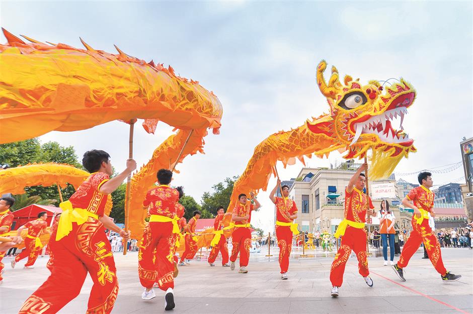 pudong's intangible cultural heritage showcased