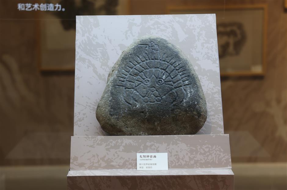 prehistoric creatures, centuries-old art and rock carvings on show