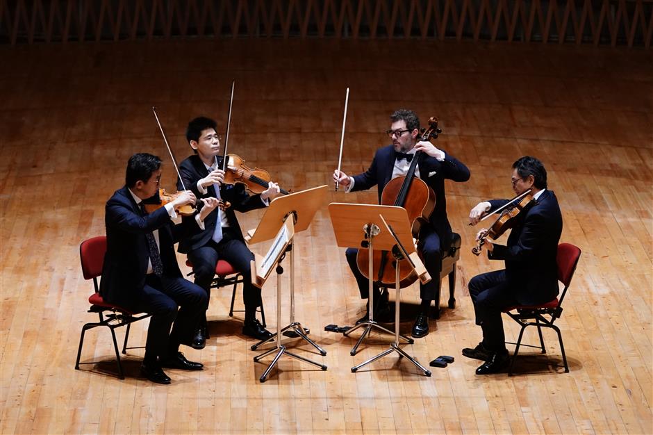 shanghai quartet begins 40th anniversary tour in city