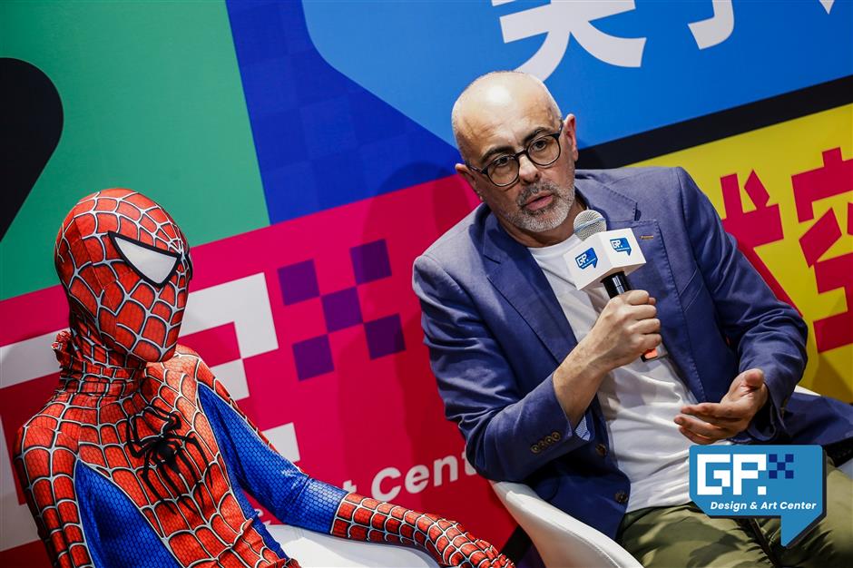 aesthetics of spider-man movie explored at exhibition