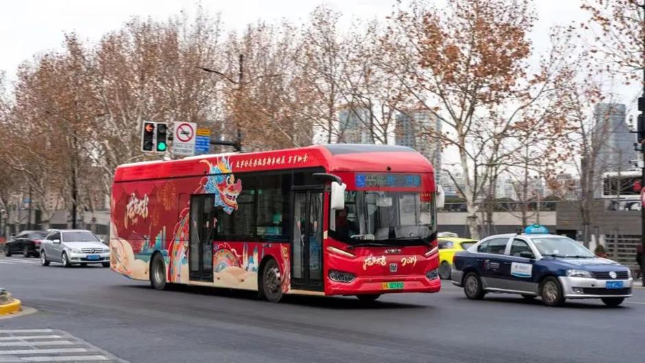 transportation options in shanghai with 'loong' elements