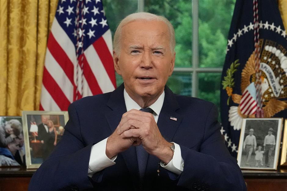 biden calls for calming political rhetoric after attempted assassination of trump