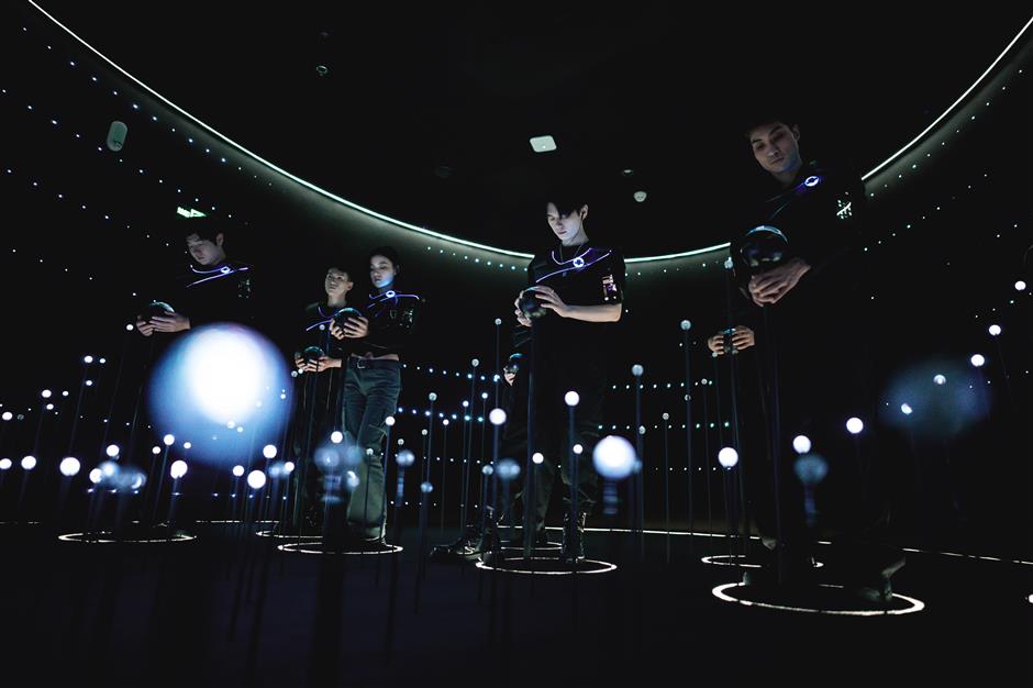 shanghai tower tests new ai-themed interactive show