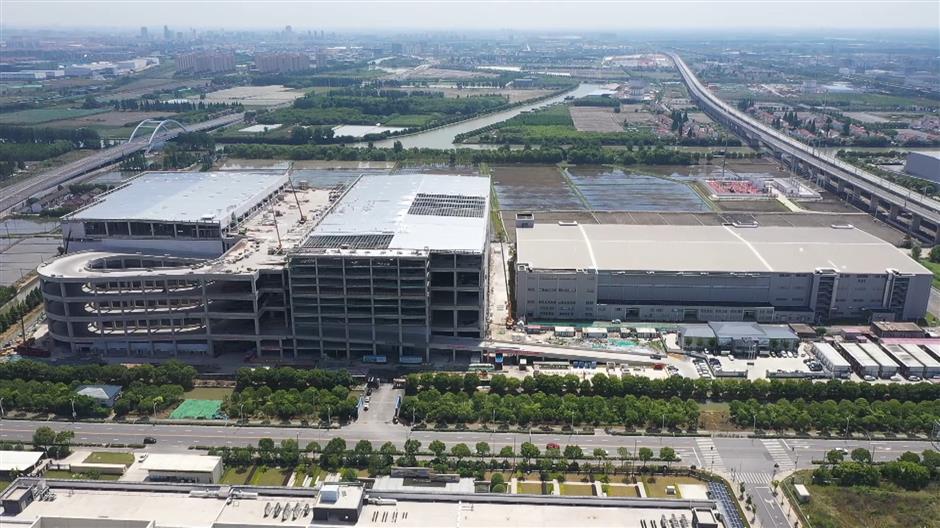 shanghai's highest supply chain park soon coming up