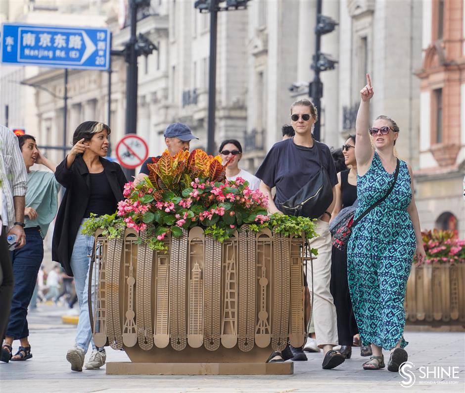 guard rails and fencing invoke city's artistic and cultural character