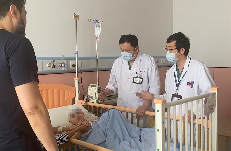 uzbek girl receives successful brain surgeries in shanghai