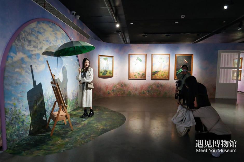 exhibition offers multi-sensory immersion into the world of monet