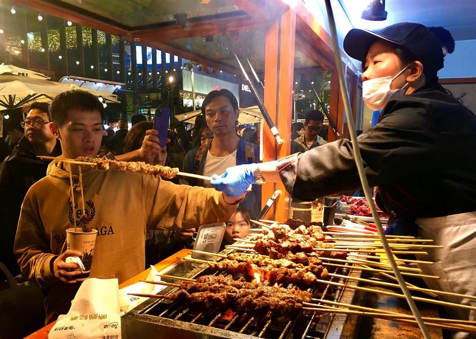 car-free and carefree: enhanced foot traffic in the city that never sleeps