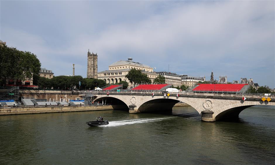 seine fit for swimming 6 of 7 days tested before olympics