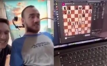 neuralink shows first brain-chip patient playing online chess