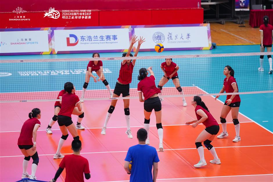 chinese u17 national team pooled with brazil and france in shanghai youth volleyball competition