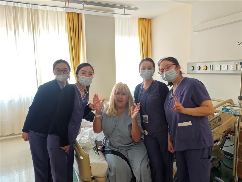 german woman with rare blood treated in shanghai