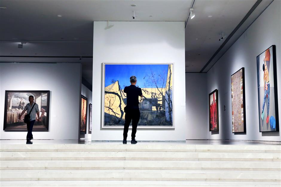 14th national exhibition of fine arts showing at china art museum