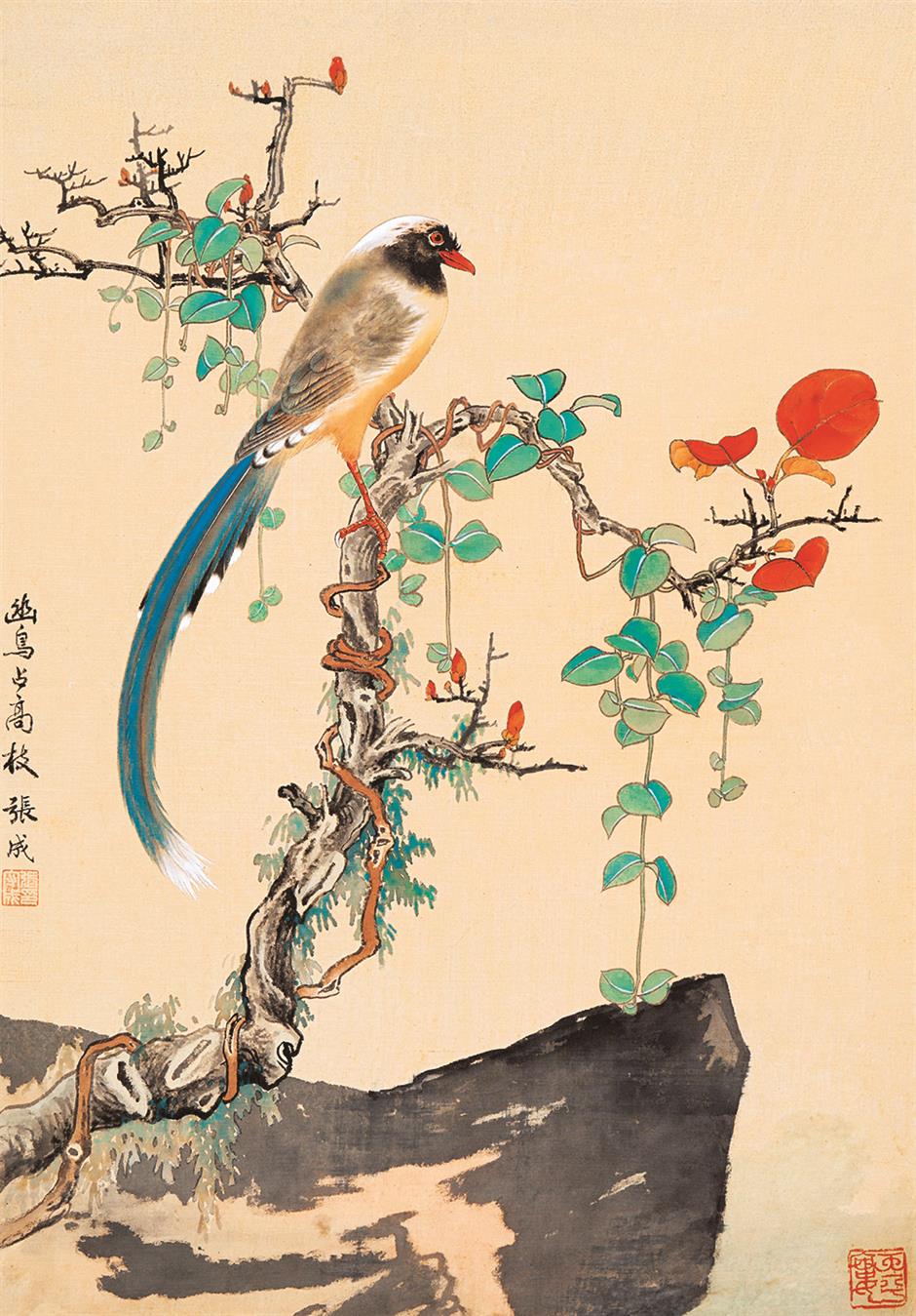 exhibitions of traditional paintings show subtle changes through generations