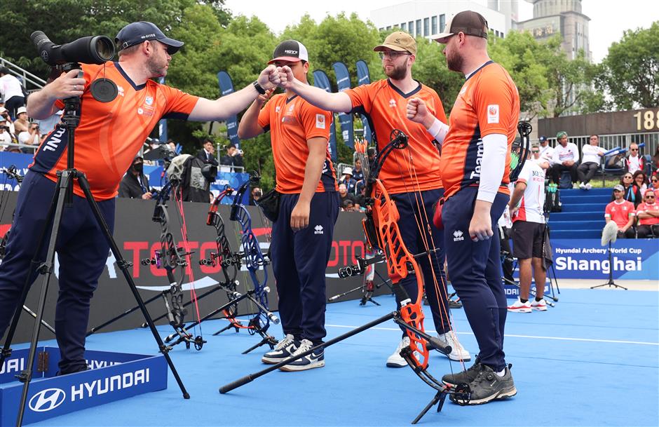 pudong's hosting of archery world championship hits its target