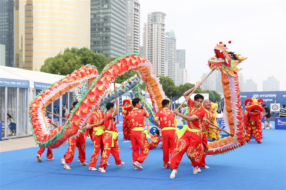 pudong's hosting of archery world championship hits its target