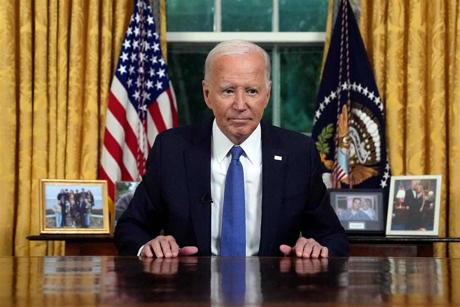 biden says time to pass torch to 'younger voices'