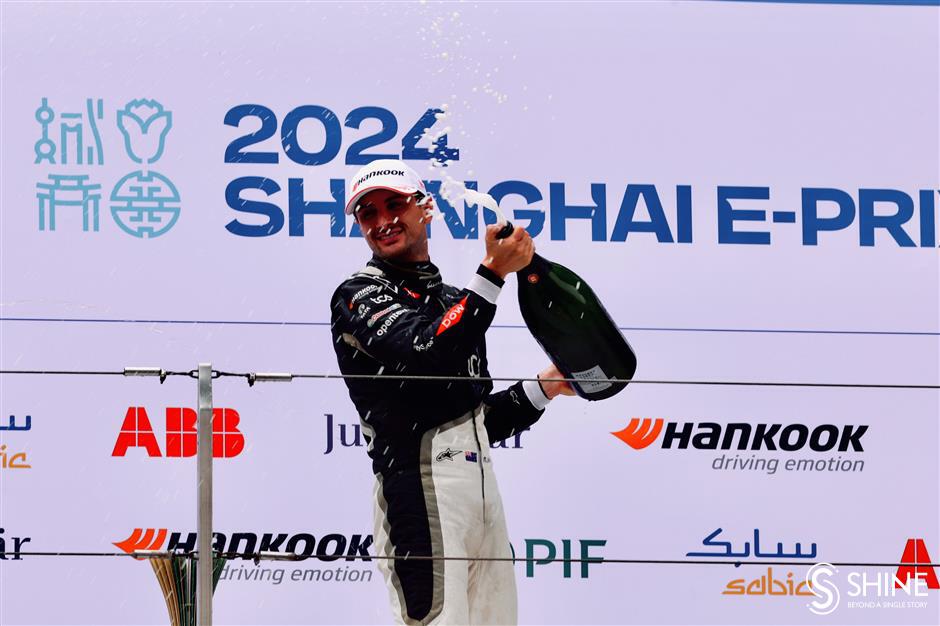 evans, da costa take honors at inaugural formula e shanghai e-prix