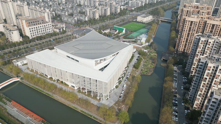 qing cube sports center opens for trials