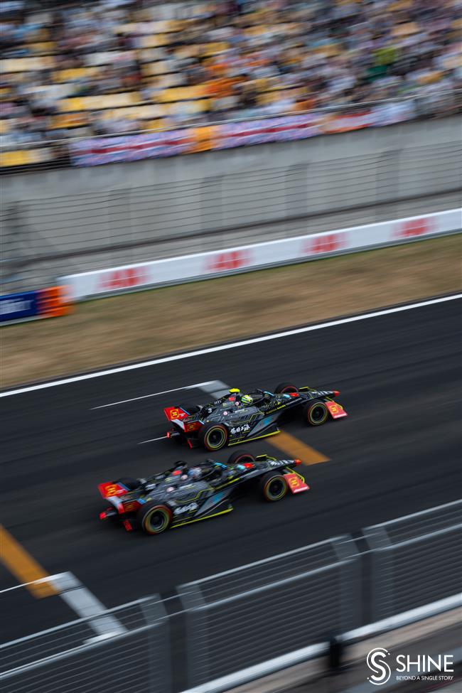 evans, da costa take honors at inaugural formula e shanghai e-prix