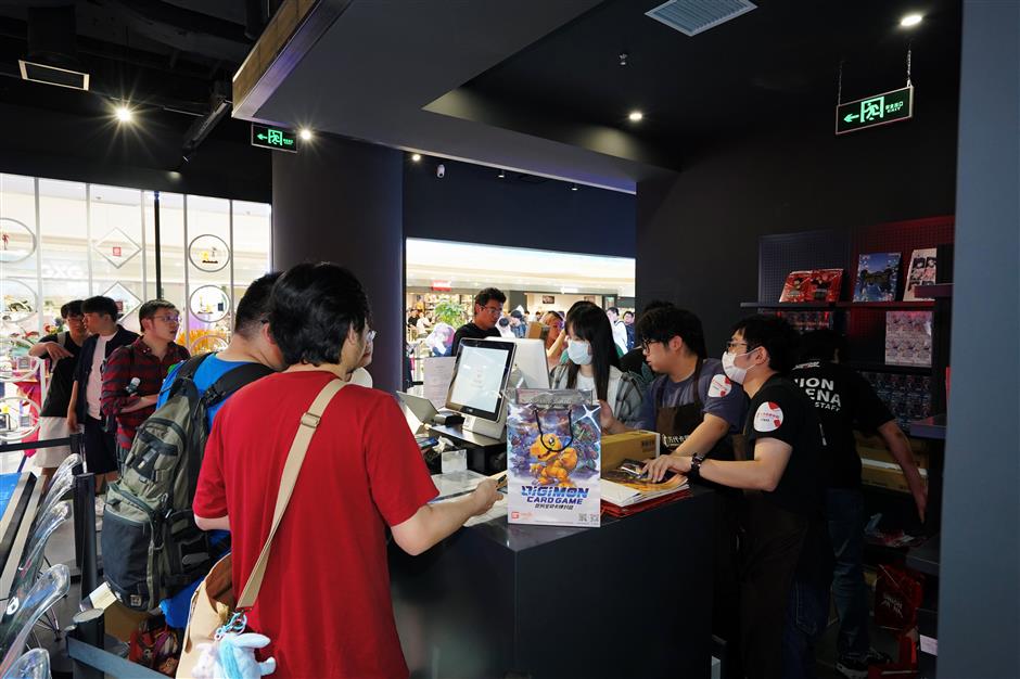 china's first bandai card center opens in changning