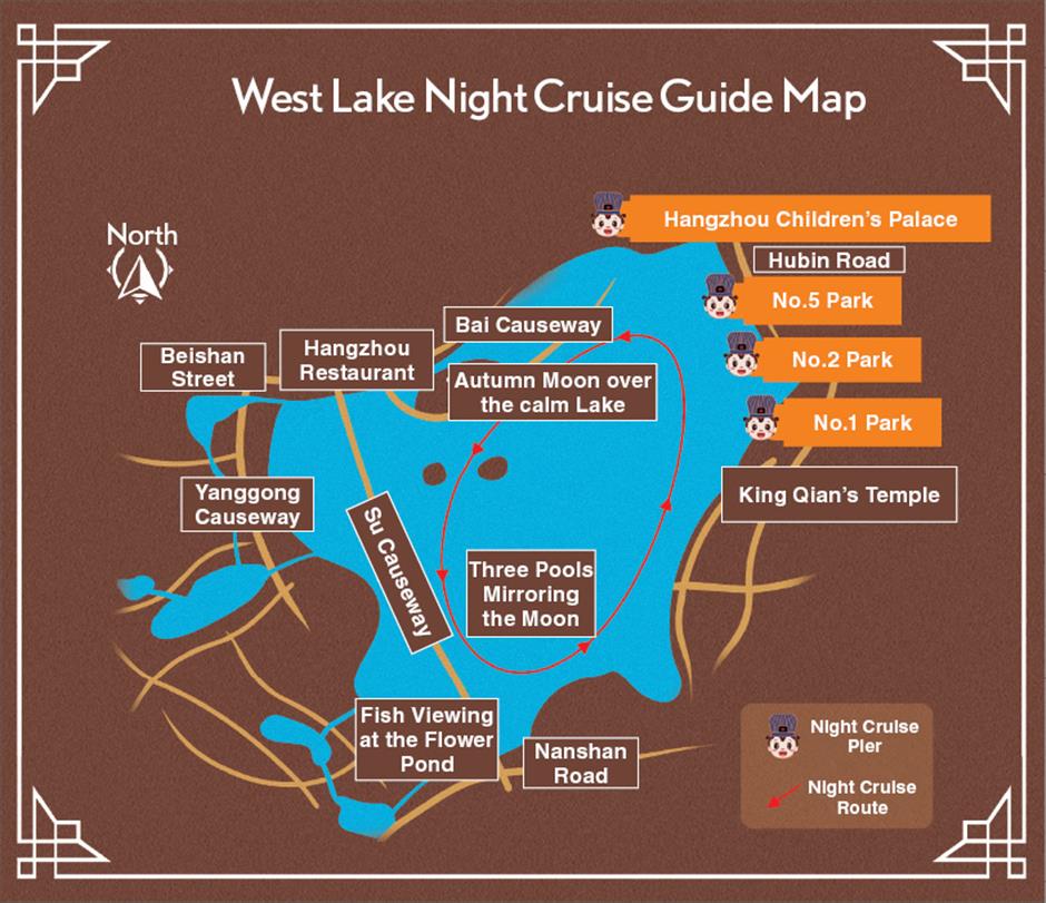 night cruises a popular way to enjoy west lake