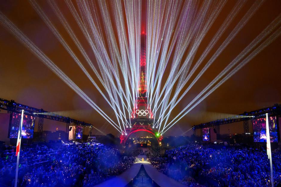 paris olympics opens with historic ceremony on river seine