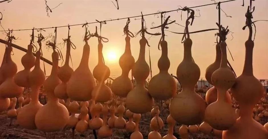 revival of ancient gourd craft revitalizes local economy in pujiang town village