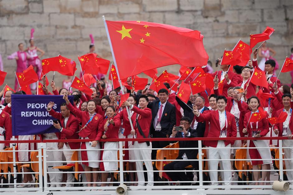 paris olympics opens with historic ceremony on river seine