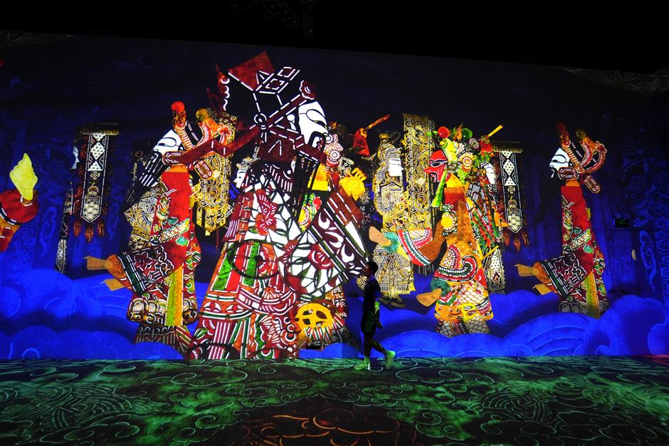 shadow play exhibition shows fantasy world of chinese myths