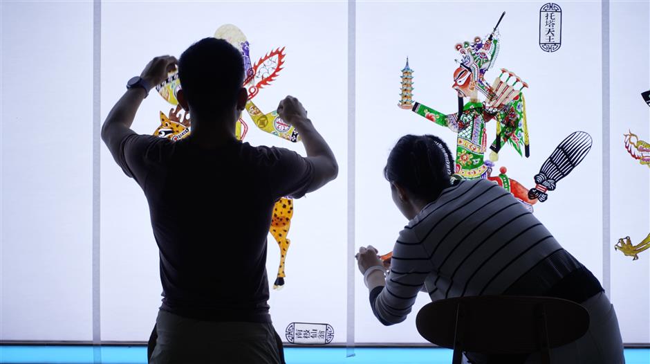 shadow play exhibition shows fantasy world of chinese myths