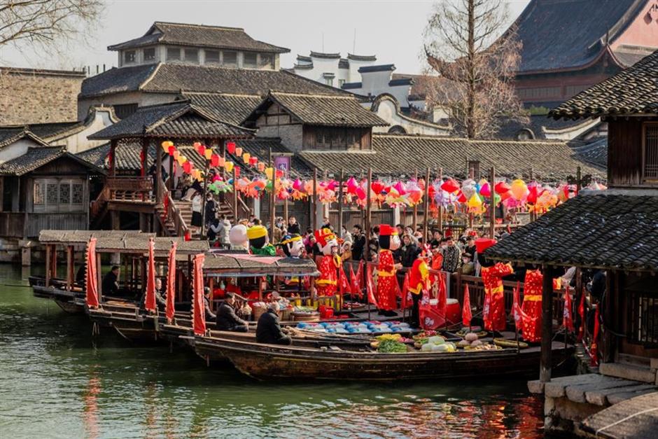 celebrate the spring festival in vibrant wuzhen