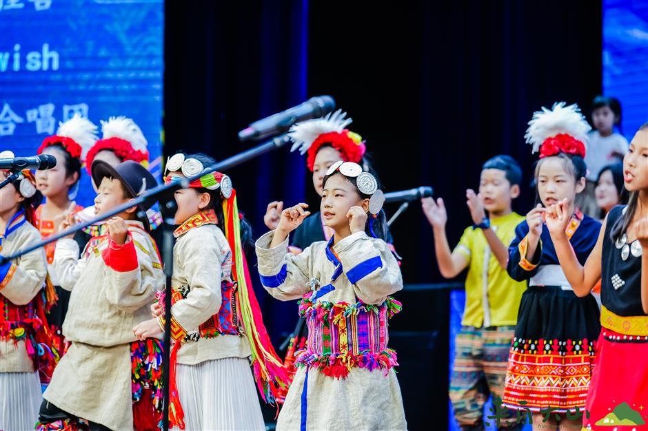 colorful and wonderful! children from ethnic minorities win wows in shanghai