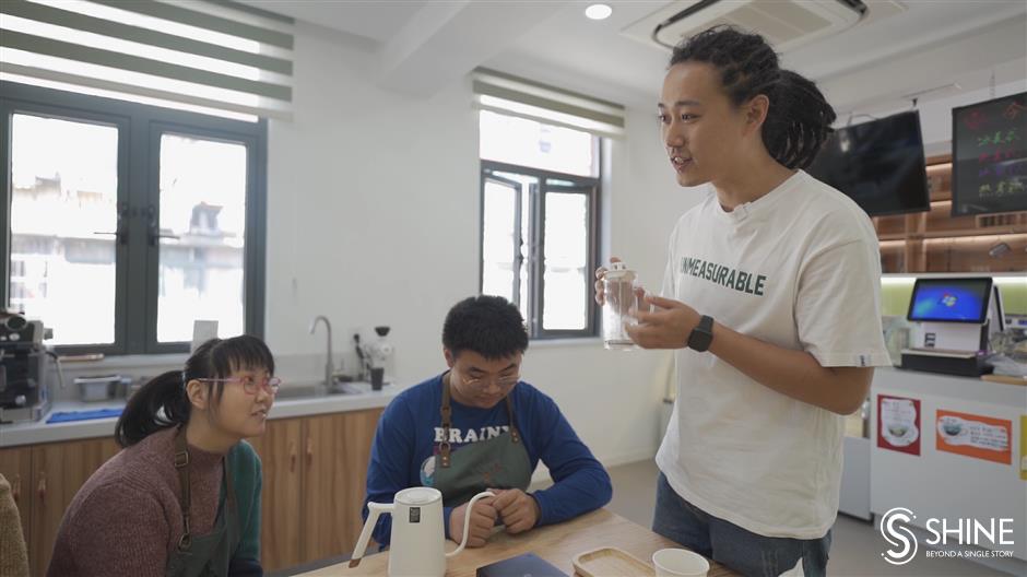 mentally disabled students in 'inclusive space' brew coffee shop future