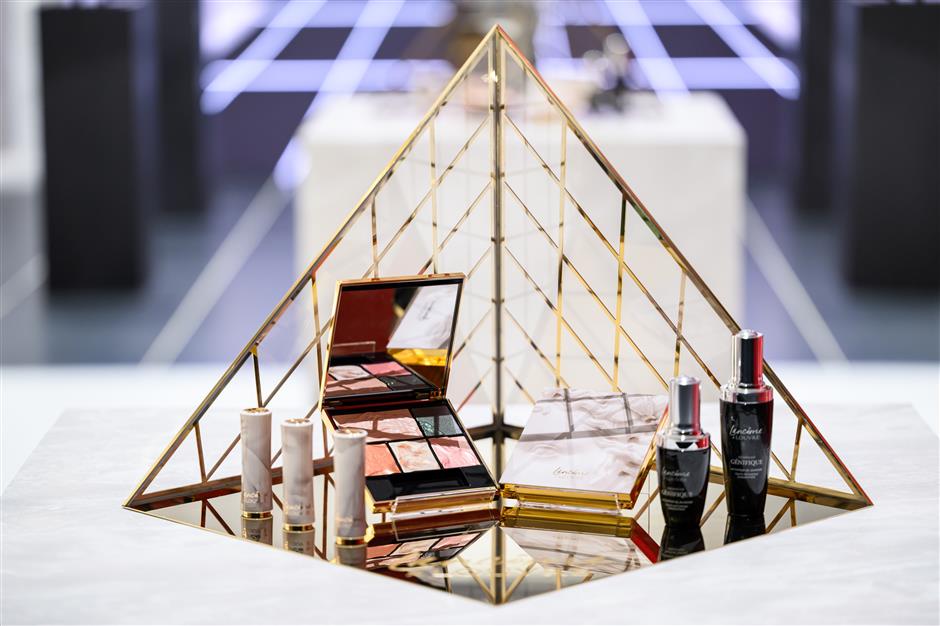 connecting cultures: when beauty products meet art